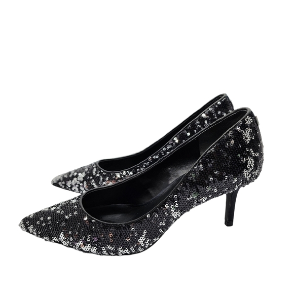 Lauren Ralph Lauren Women's Sequined Pointed Toe Stiletto Heels - 7B - Picture 1 of 9